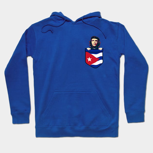 Che Guevara Cuba Chest Pocket Hoodie by Nerd_art